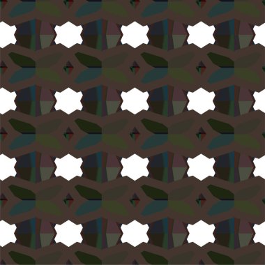 Geometrik soyut dikişsiz desen, vektör illüstrasyonu