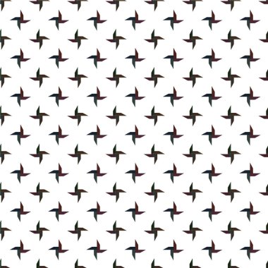 Geometrik soyut dikişsiz desen, vektör illüstrasyonu