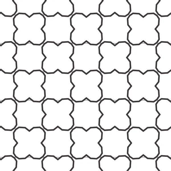 Abstrakt Geometriskt Sömlöst Mönster Vektorillustration — Stock vektor