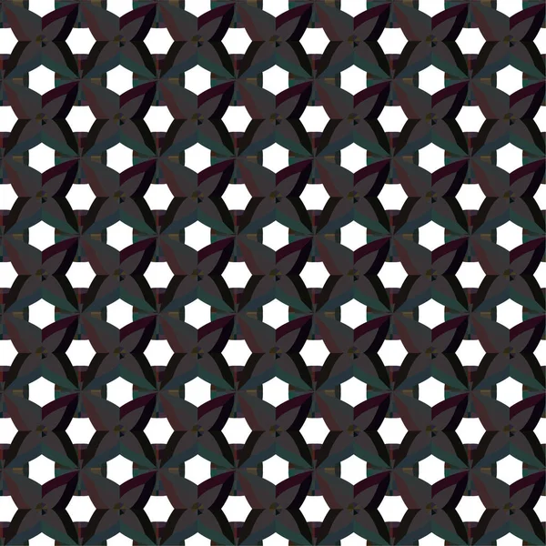 Patrón Geométrico Abstracto Sin Costura Ilustración Vectorial — Vector de stock