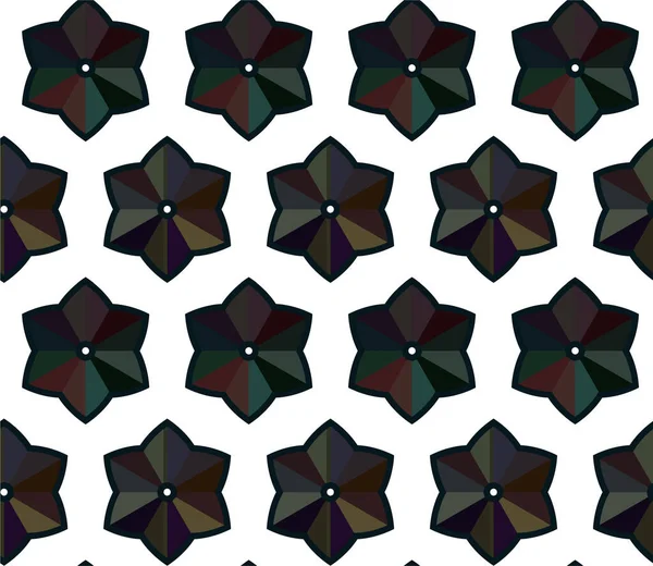 Geometrische Abstracte Naadloze Patroon Vector Illustratie — Stockvector