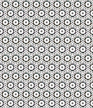Geometrik soyut dikişsiz desen, vektör illüstrasyonu