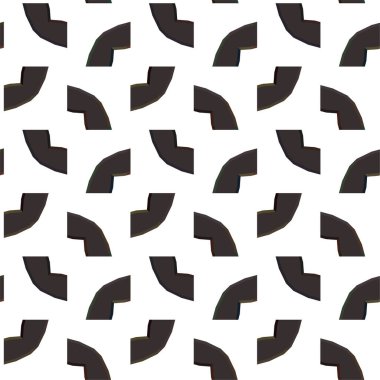 Geometrik soyut dikişsiz desen, vektör illüstrasyonu