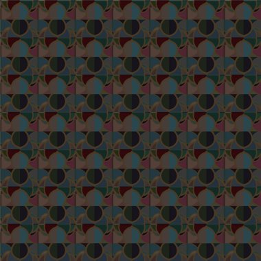 Geometrik soyut dikişsiz desen, vektör illüstrasyonu