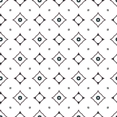 Geometrik soyut dikişsiz desen, vektör illüstrasyonu