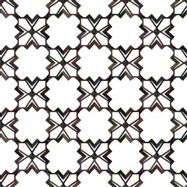 soyut geometrik dikişsiz desen, vektör illüstrasyonu