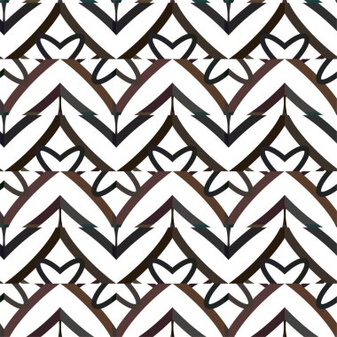 soyut geometrik dikişsiz desen, vektör illüstrasyonu