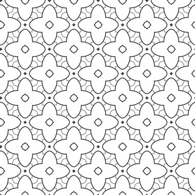 Geometrik soyut dikişsiz desen, vektör illüstrasyonu