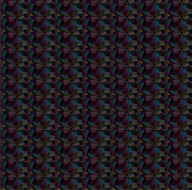 Geometrik soyut dikişsiz desen, vektör illüstrasyonu