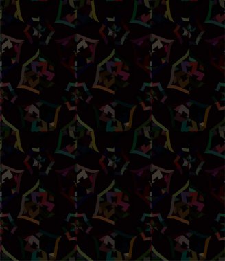 soyut geometrik dikişsiz desen, vektör illüstrasyonu