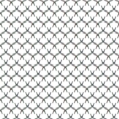 Süslü, soyut, dikişsiz desen, vektör illüstrasyonu