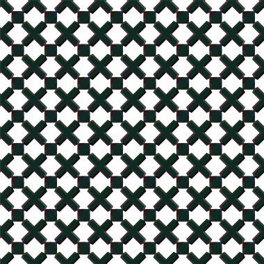 Geometrik soyut dikişsiz desen, vektör illüstrasyonu