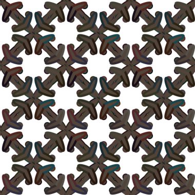 soyut geometrik dikişsiz desen, vektör illüstrasyonu