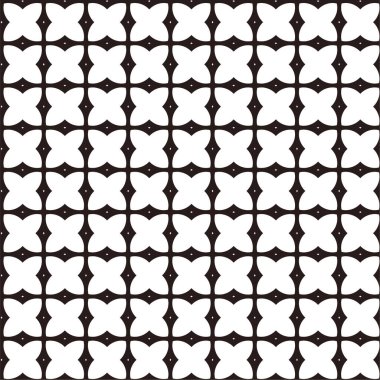 Geometrik soyut dikişsiz desen, vektör illüstrasyonu