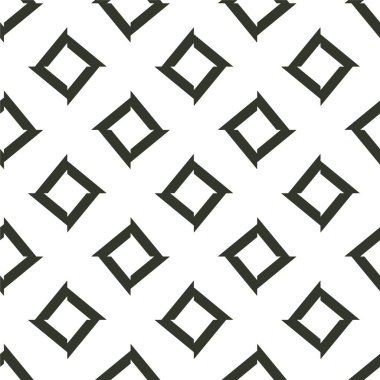 Geometrik soyut dikişsiz desen, vektör illüstrasyonu