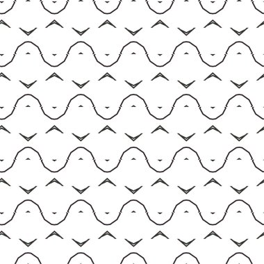 Geometrik soyut dikişsiz desen, vektör illüstrasyonu