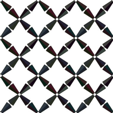 soyut geometrik dikişsiz desen, vektör illüstrasyonu