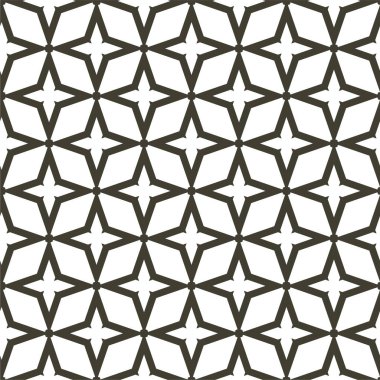 Geometrik soyut dikişsiz desen, vektör illüstrasyonu