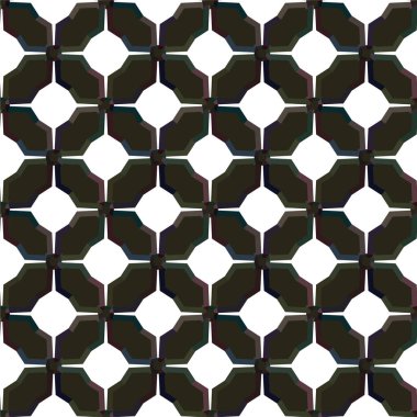 soyut geometrik dikişsiz desen, vektör illüstrasyonu