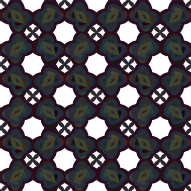 soyut geometrik dikişsiz desen, vektör illüstrasyonu