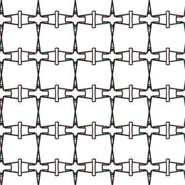 Geometrik soyut dikişsiz desen, vektör illüstrasyonu