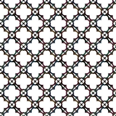 soyut geometrik dikişsiz desen, vektör illüstrasyonu