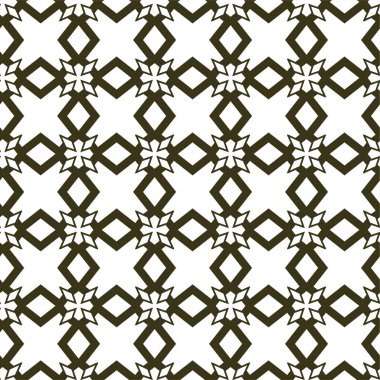 Geometrik soyut dikişsiz desen, vektör illüstrasyonu