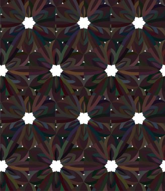 soyut geometrik dikişsiz desen, vektör illüstrasyonu