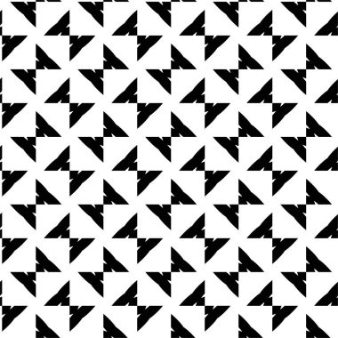 Geometrik soyut dikişsiz desen, vektör illüstrasyonu