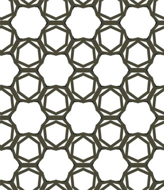 Geometrik soyut dikişsiz desen, vektör illüstrasyonu