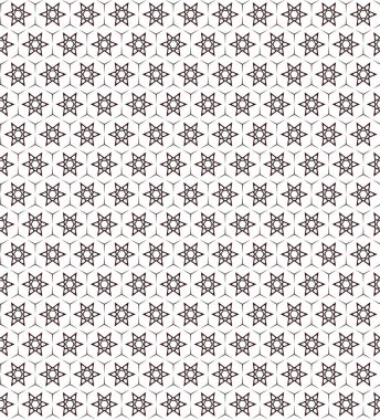 Geometrik soyut dikişsiz desen, vektör illüstrasyonu