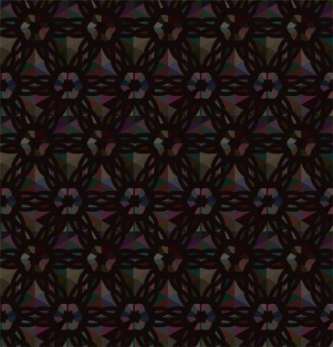 Geometrik soyut dikişsiz desen, vektör illüstrasyonu