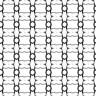 Geometrik soyut dikişsiz desen, vektör illüstrasyonu