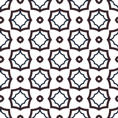 soyut geometrik dikişsiz desen, vektör illüstrasyonu