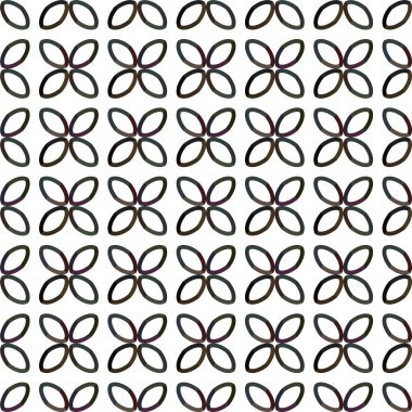 Geometrik soyut dikişsiz desen, vektör illüstrasyonu