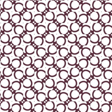 Geometrik soyut dikişsiz desen, vektör illüstrasyonu