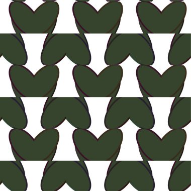 Geometrik soyut dikişsiz desen, vektör illüstrasyonu