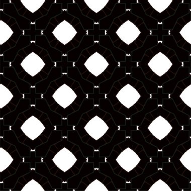 Geometrik soyut dikişsiz desen, vektör illüstrasyonu