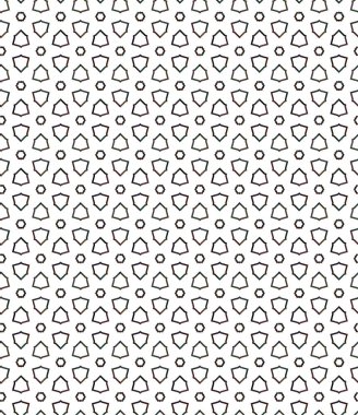 Geometrik soyut dikişsiz desen, vektör illüstrasyonu
