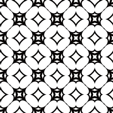 Geometrik soyut dikişsiz desen, vektör illüstrasyonu