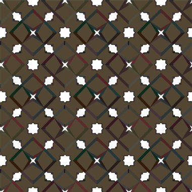 Geometrik soyut dikişsiz desen, vektör illüstrasyonu