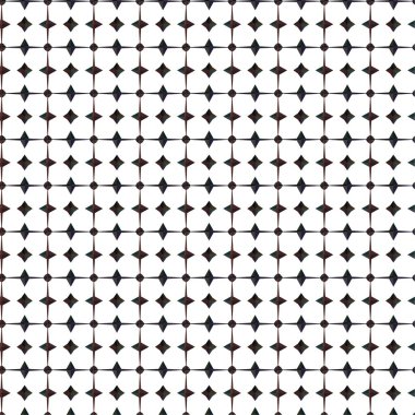 Geometrik soyut dikişsiz desen, vektör illüstrasyonu