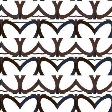 Geometrik soyut dikişsiz desen, vektör illüstrasyonu