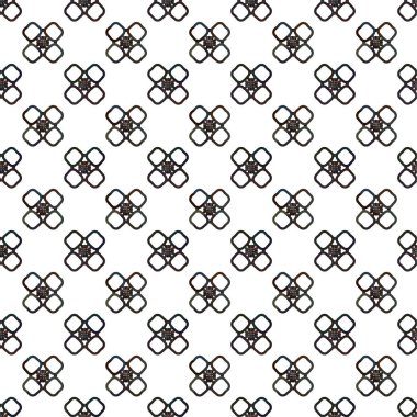 soyut geometrik dikişsiz desen, vektör illüstrasyonu