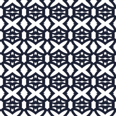 soyut geometrik dikişsiz desen, vektör illüstrasyonu