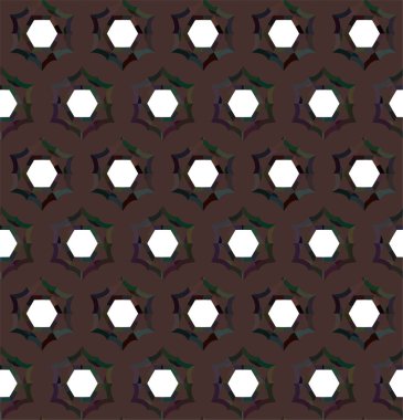 Geometrik soyut dikişsiz desen, vektör illüstrasyonu