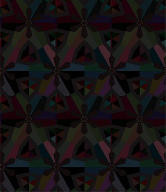 soyut geometrik dikişsiz desen, vektör illüstrasyonu