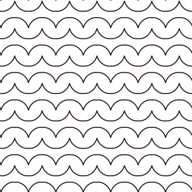 soyut geometrik dikişsiz desen, vektör illüstrasyonu