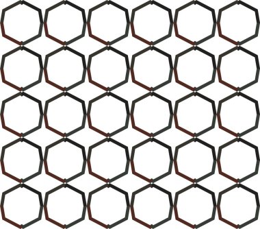 soyut geometrik dikişsiz desen, vektör illüstrasyonu