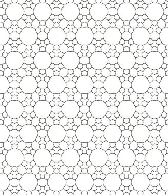 soyut geometrik dikişsiz desen, vektör illüstrasyonu 